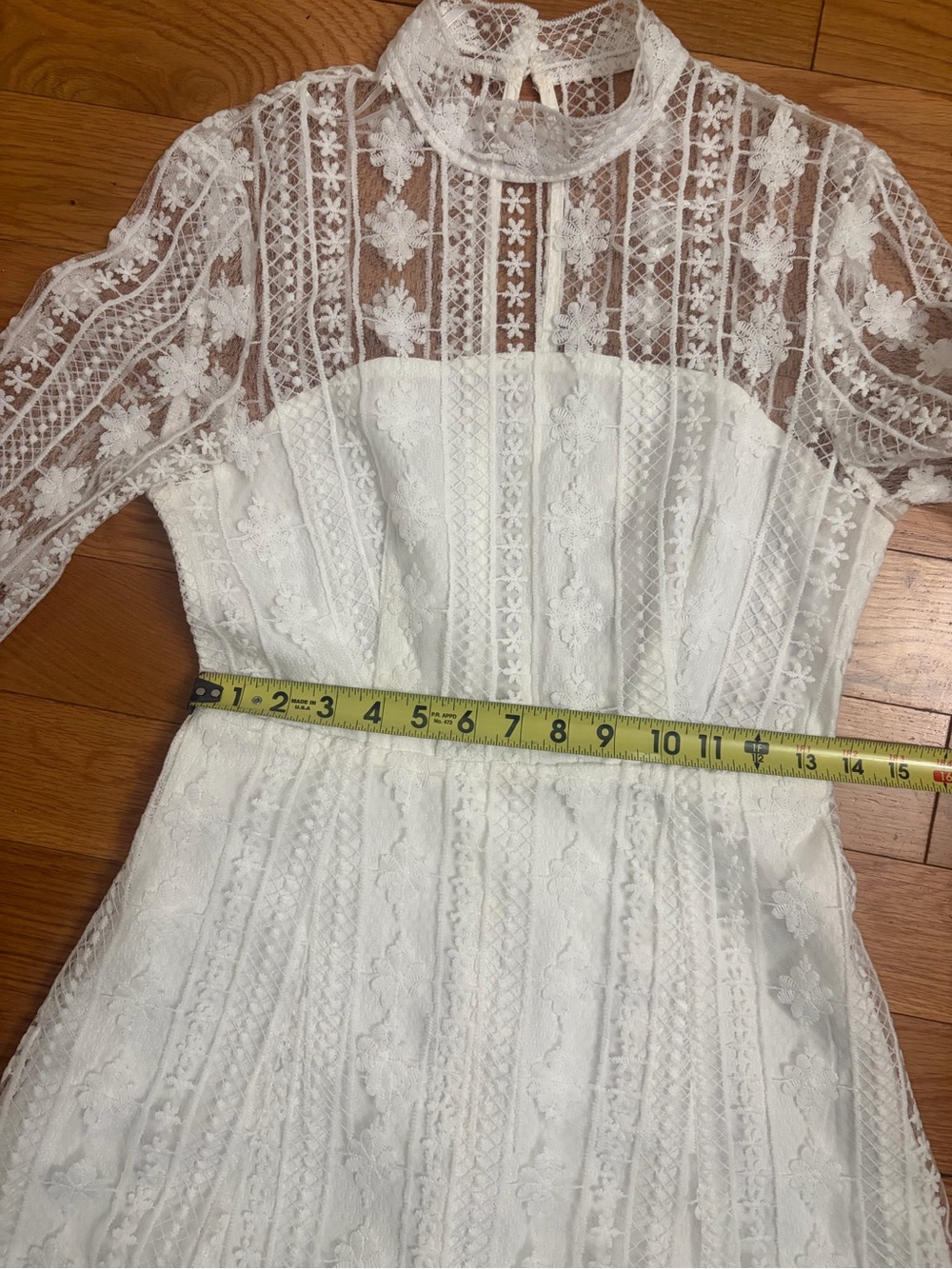 Showpo ‘Another Girl Dress’ White Lace Long-Sleeve Dress 52327DSP ✨SOLD OUT✨ - Picture 5 of 13